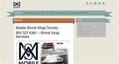 Desktop Screenshot of mobileshrinkwrap.ca