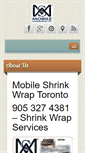 Mobile Screenshot of mobileshrinkwrap.ca